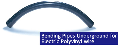 Product　Bending Pipes Underground for Electric Polyvinyl wire